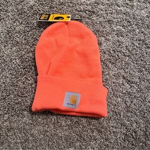 Carhartt Watch Cap 2.0 Beanie Cuffed Knit Hat coral color